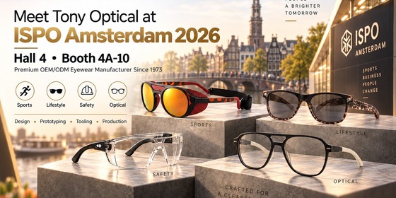 Meet Tony Optical at ISPO Amsterdam 2026 | Hall 4, Booth 4A-10
